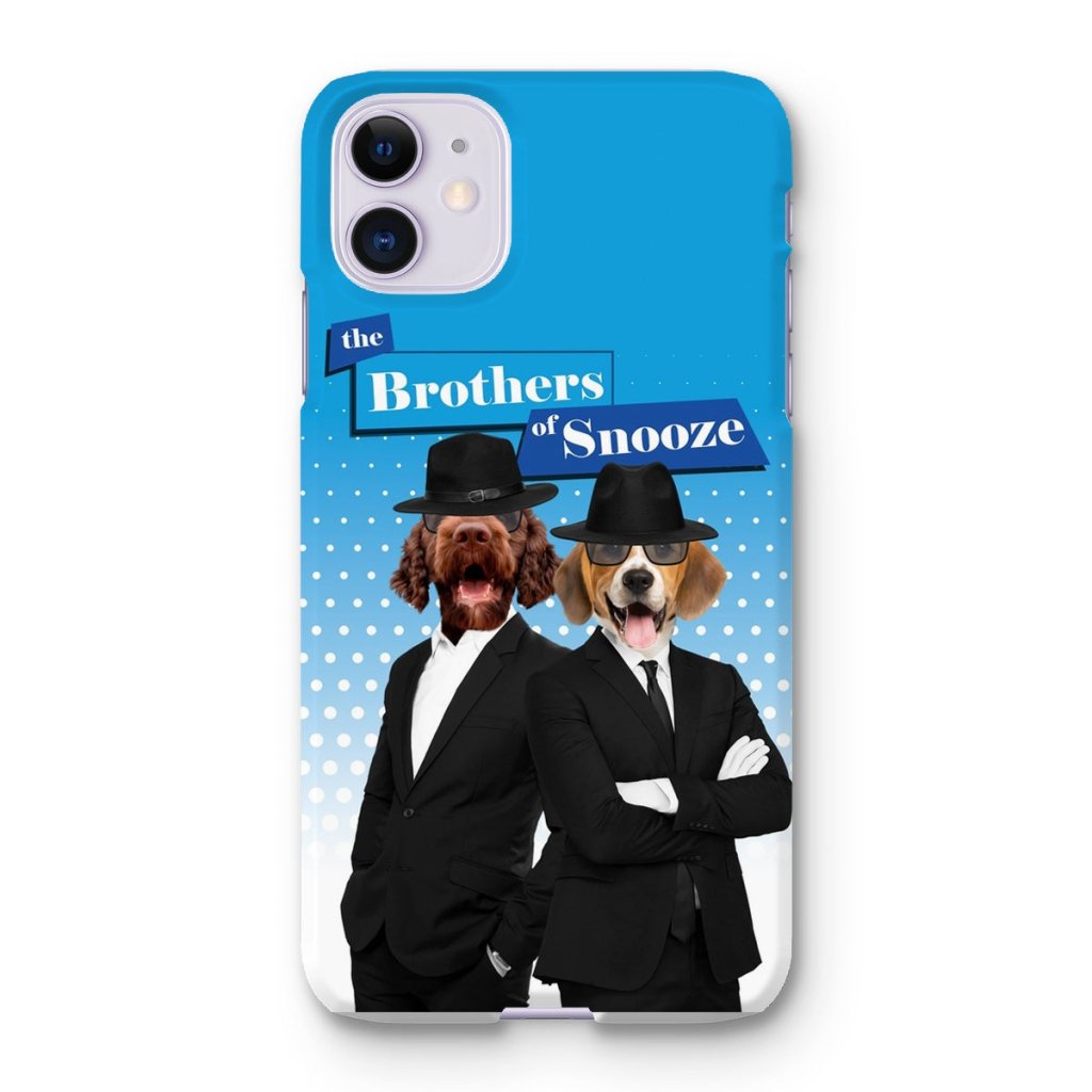 Pet Portraits | The Blues Brothers: Custom Pet Phone Case | Paw & Glory