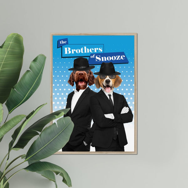 Blues Band Duo Custom Pet Portrait | Custom Pet Portrait | Paw & Glory