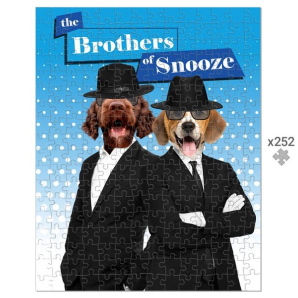 Blues Band Duo Custom Pet Puzzle | Funny Pet Portrait | Paw & Glory