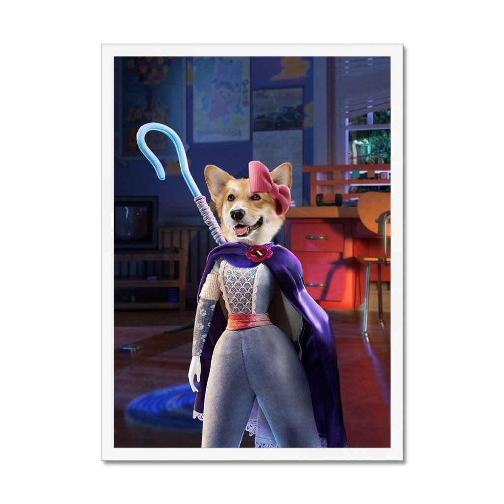The Bo Peep (Toy Story Inspired): Custom Pet Portrait - Paw & Glory - Dog Portraits - Pet Portraits