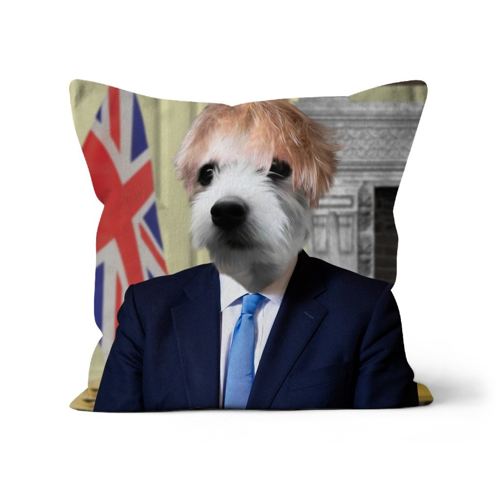 Pet Portraits | The Boris (Boris Johnson Inspired): Custom Pet Pillow | Paw & Glory