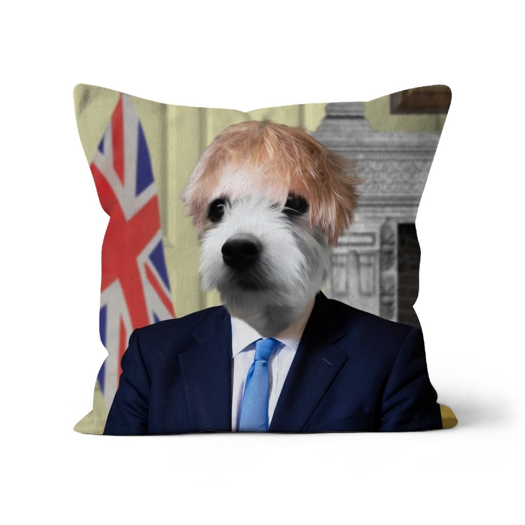 Pet Portraits | Prime Minister: Custom Pet Pillow | Paw & Glory