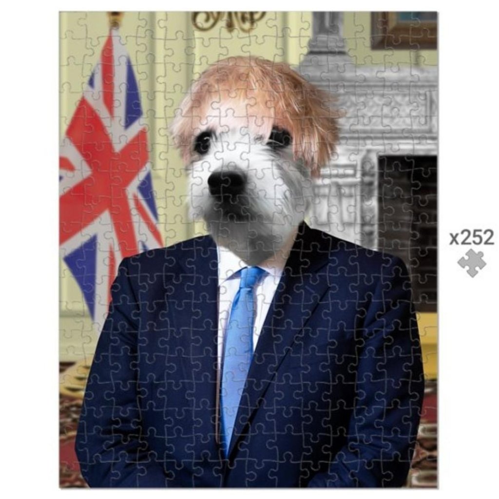 Pet Portraits | The Boris (Boris Johnson Inspired): Custom Pet Puzzle | Paw & Glory