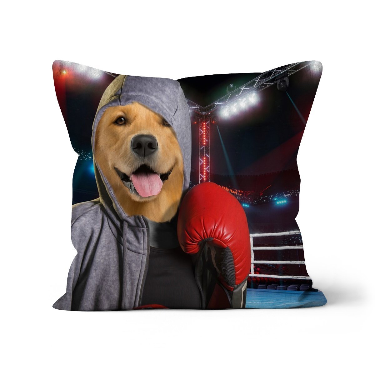 Pet Portraits | The Boxer: Custom Pet Pillow | Paw & Glory