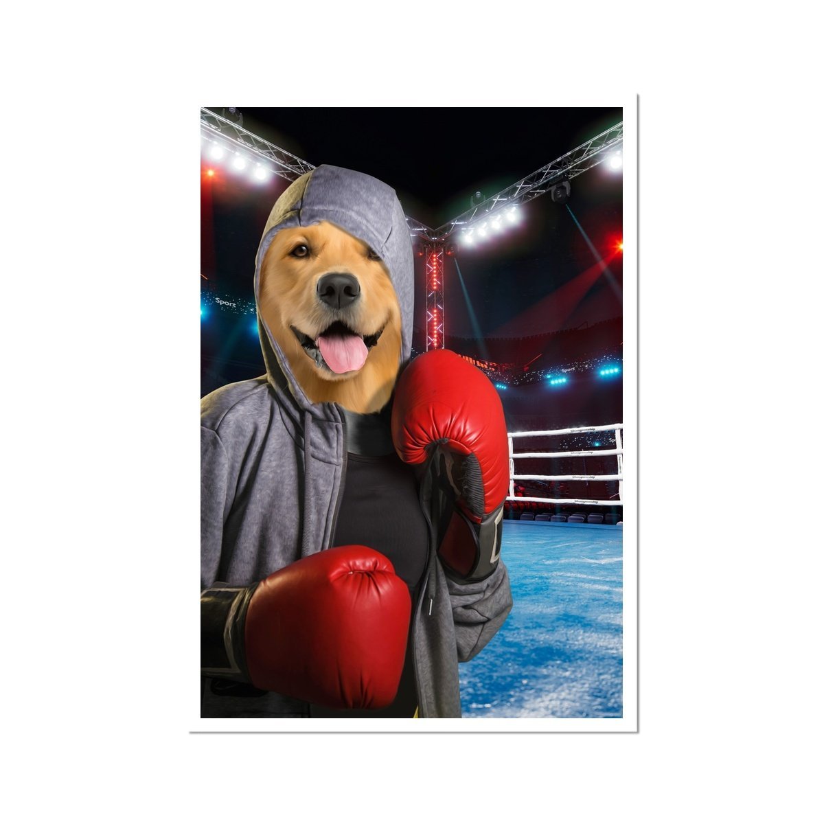 Pet Portraits | The Boxer: Custom Pet Poster | Paw & Glory