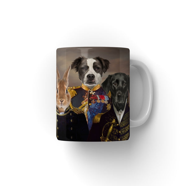 The Brigade: Custom Pet Coffee Mug | royal pet portrait | Paw & Glory