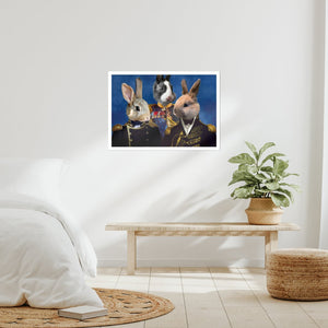 The Brigade: Custom Pet Poster - Paw & Glory - Dog Portraits - Pet Portraits