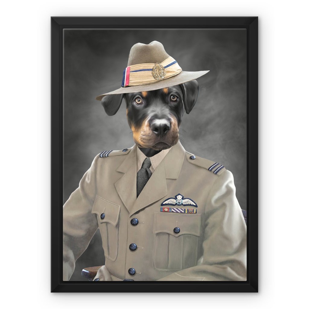 Pet Portraits | The Brigadier: Custom Pet Canvas | Paw & Glory