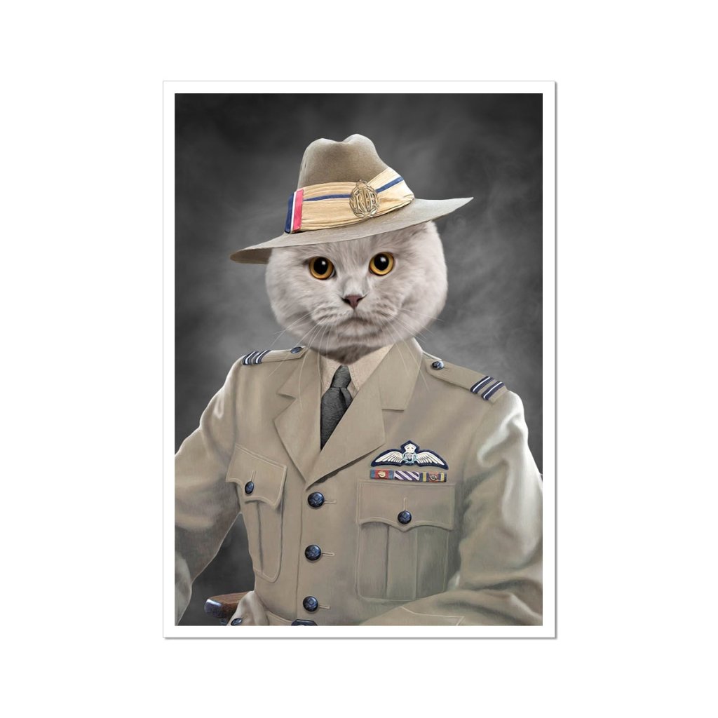 Pet Portraits | The Brigadier: Custom Pet Poster | Paw & Glory
