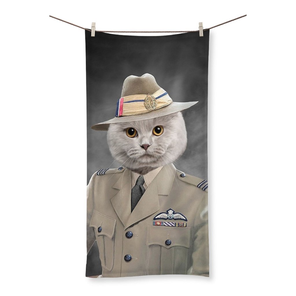 Pet Portraits | The Brigadier: Custom Pet Towel | Paw & Glory