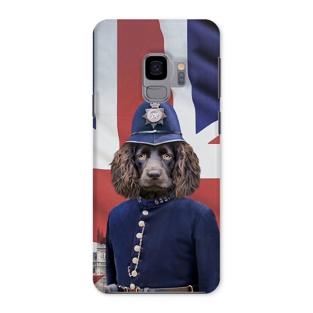 Pet Portraits | The British Police Officer: Custom Pet Phone Case | Paw & Glory
