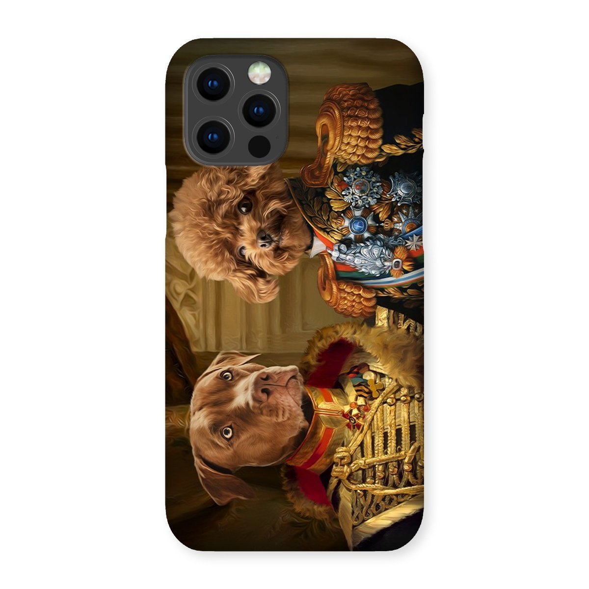The Brothers In Arms: Custom Pet Phone Case - Paw & Glory - Dog Portraits - Pet Portraits