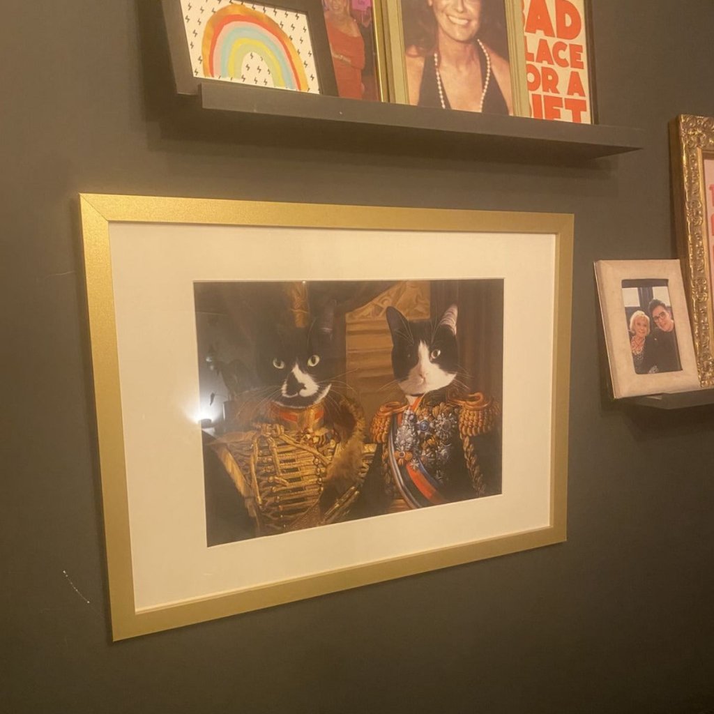 Pet Portraits | The Brothers In Arms: Custom Pet Portrait | Paw & Glory