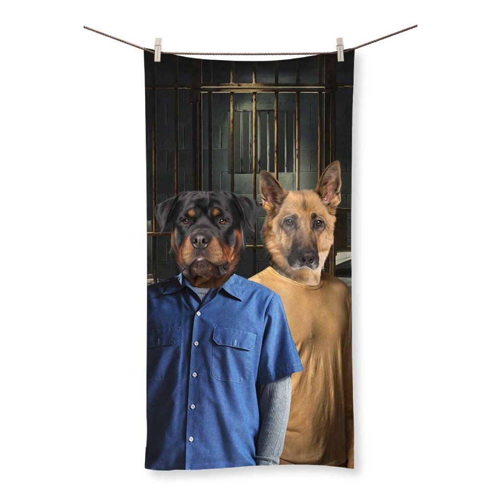 Pet Portraits | Escape Artist Brothers: Custom Pet Towel | Paw & Glory