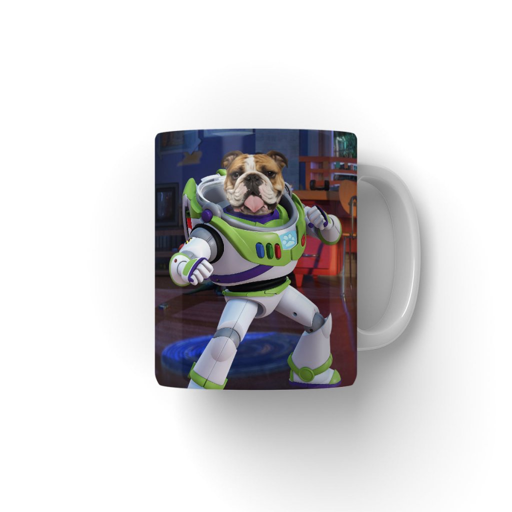 Space Ranger Custom Pet Coffee Mug | Funny Pet Portrait Gift | Paw & Glory