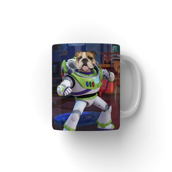 Space Ranger Custom Pet Coffee Mug | Funny Pet Portrait Gift | Paw & Glory