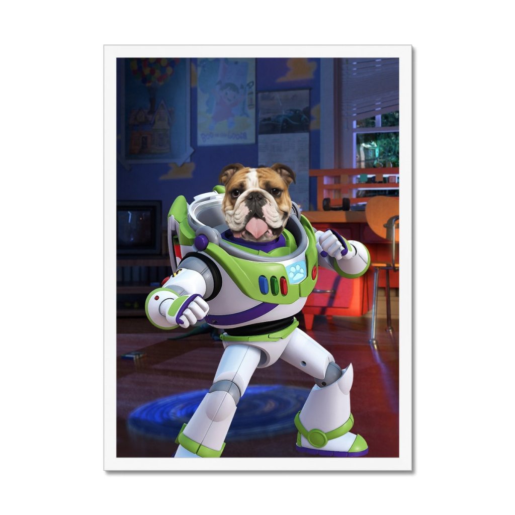 Pet Portraits | The Buzz (Toy Story Inspired): Custom Pet Portrait | Paw & Glory