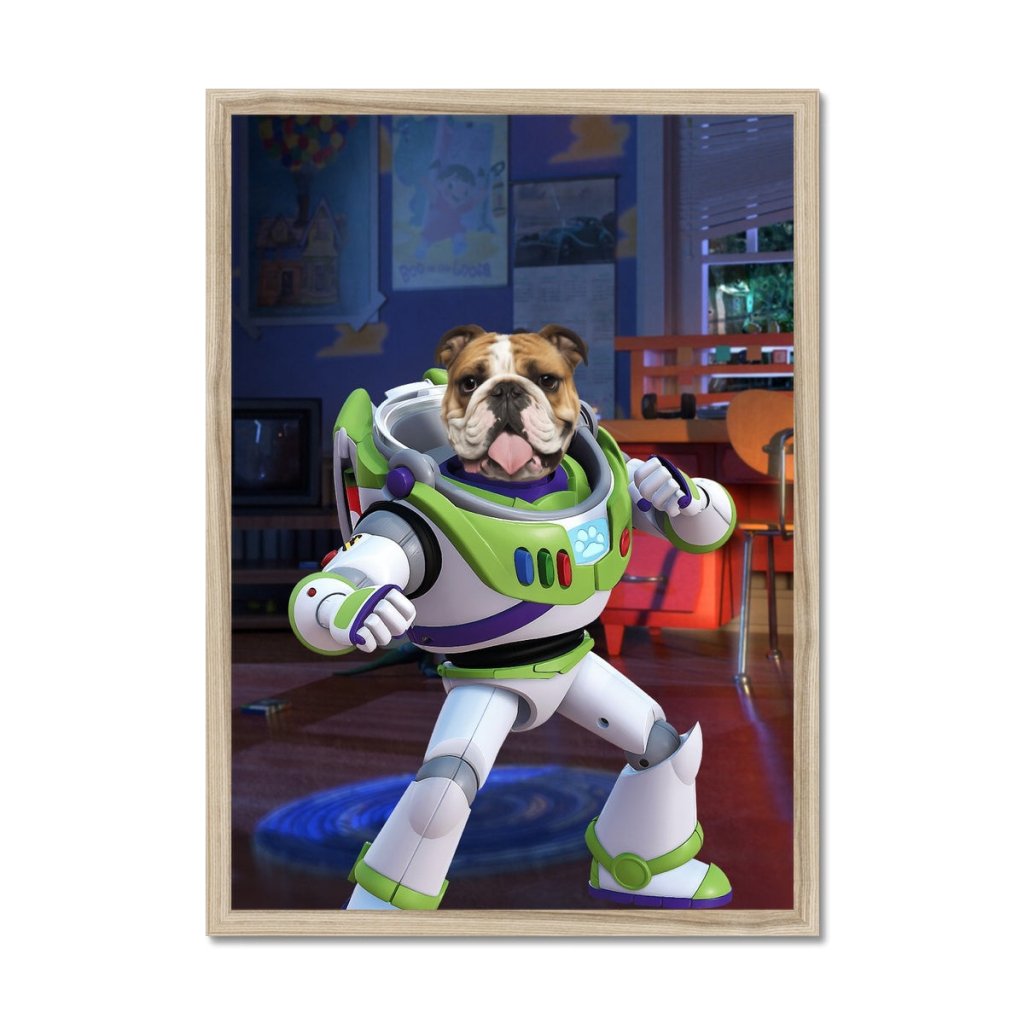 Pet Portraits | The Buzz (Toy Story Inspired): Custom Pet Portrait | Paw & Glory