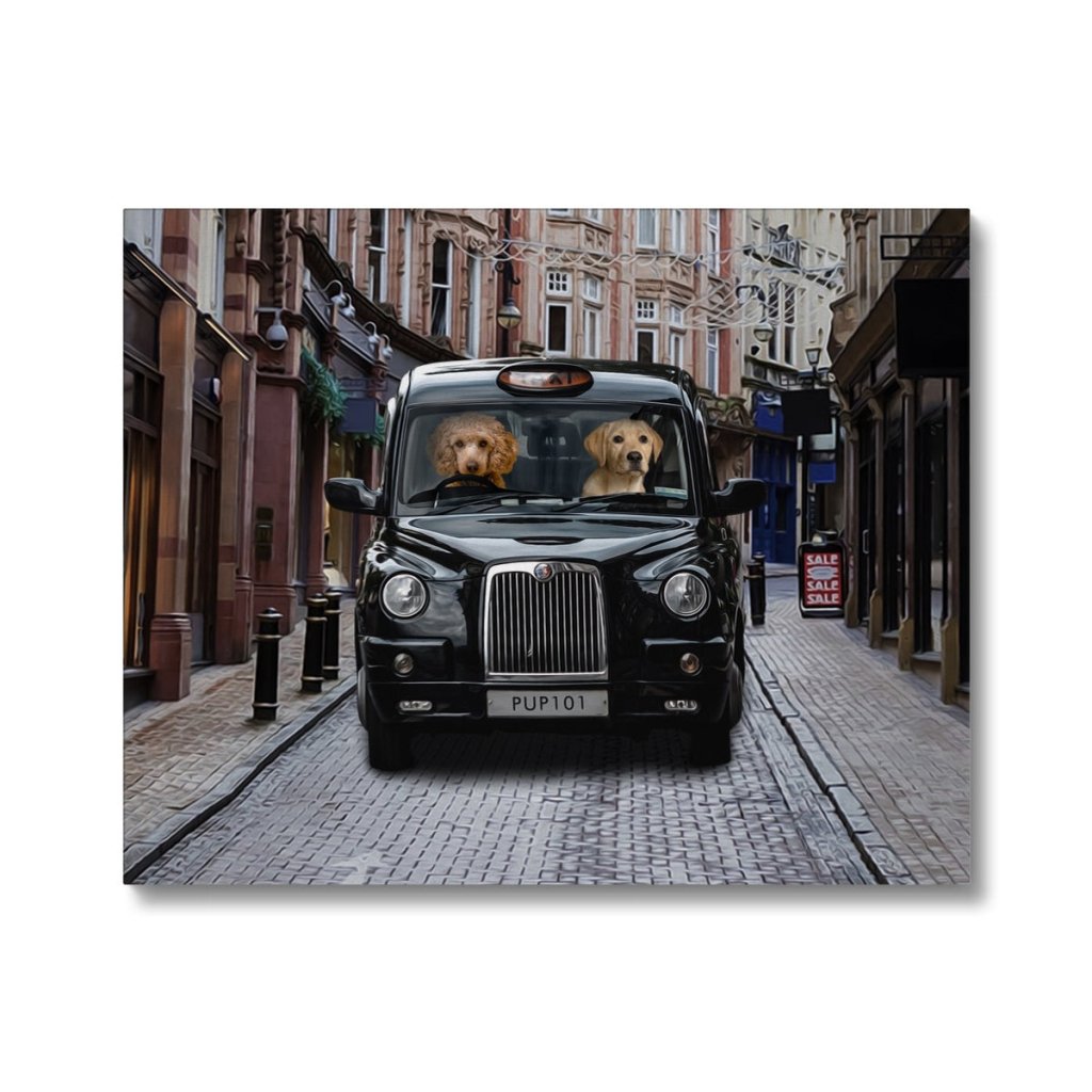 Pet Portraits | The Cabbie: Custom Pet Canvas | Paw & Glory