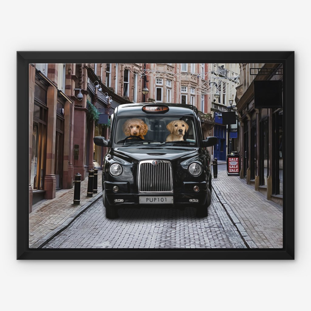 Pet Portraits | The Cabbie: Custom Pet Canvas | Paw & Glory