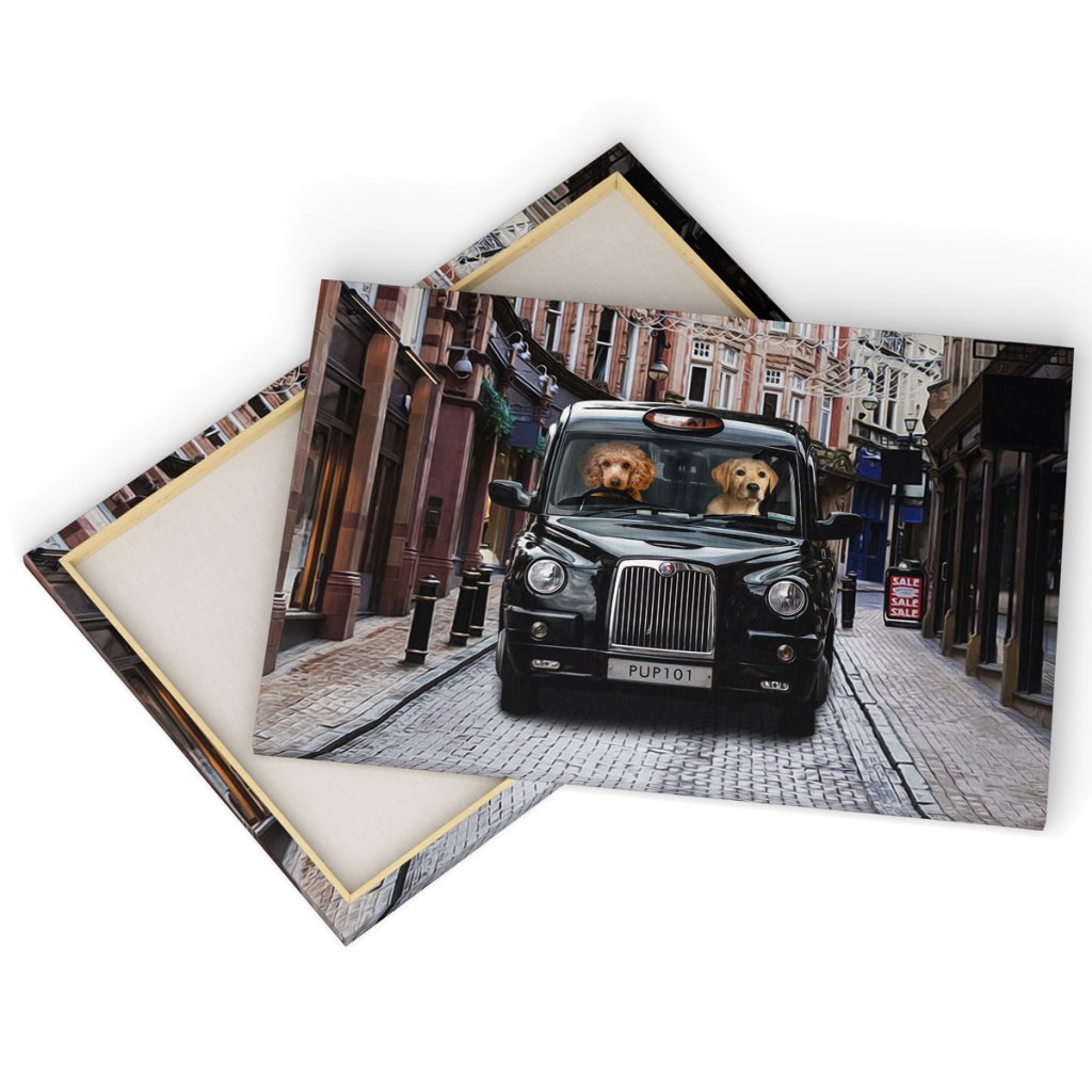 Pet Portraits | The Cabbie: Custom Pet Canvas | Paw & Glory