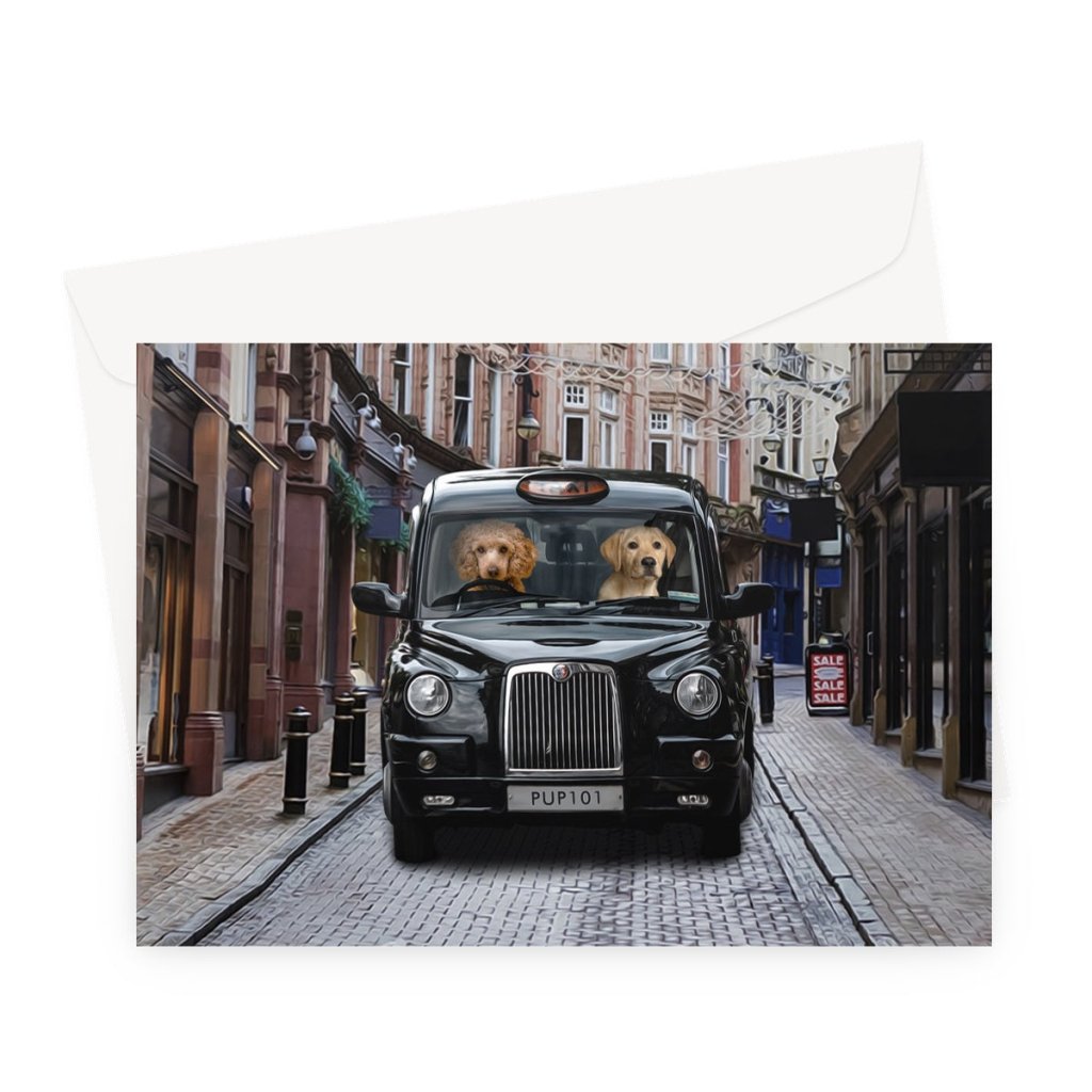 Pet Portraits | The Cabbie: Custom Pet Greeting Card | Paw & Glory