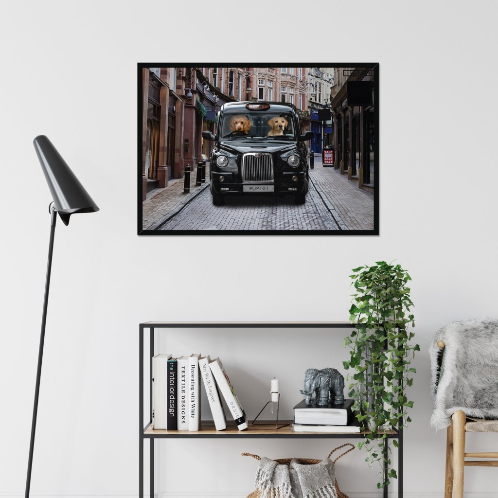Pet Portraits | The Cabbie: Custom Pet Portrait | Paw & Glory
