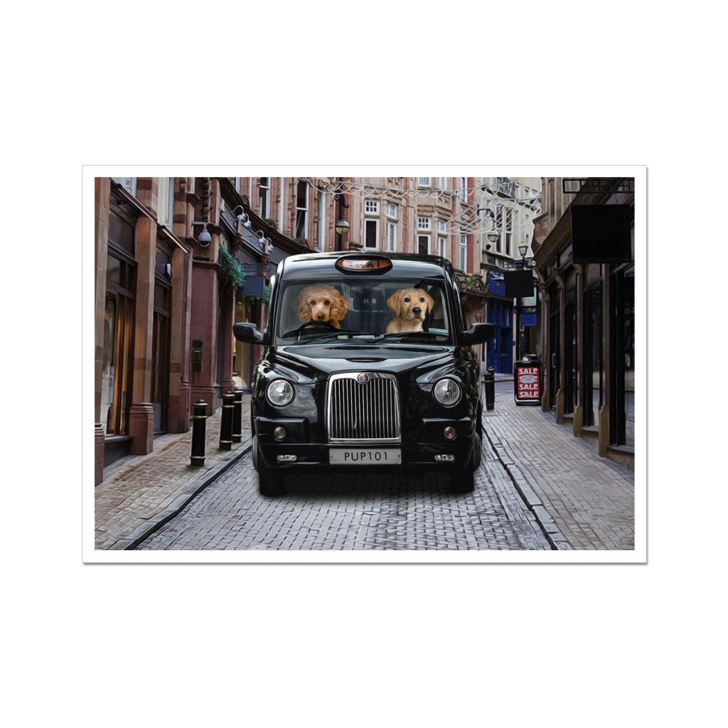 Pet Portraits | The Cabbie: Custom Pet Poster | Paw & Glory