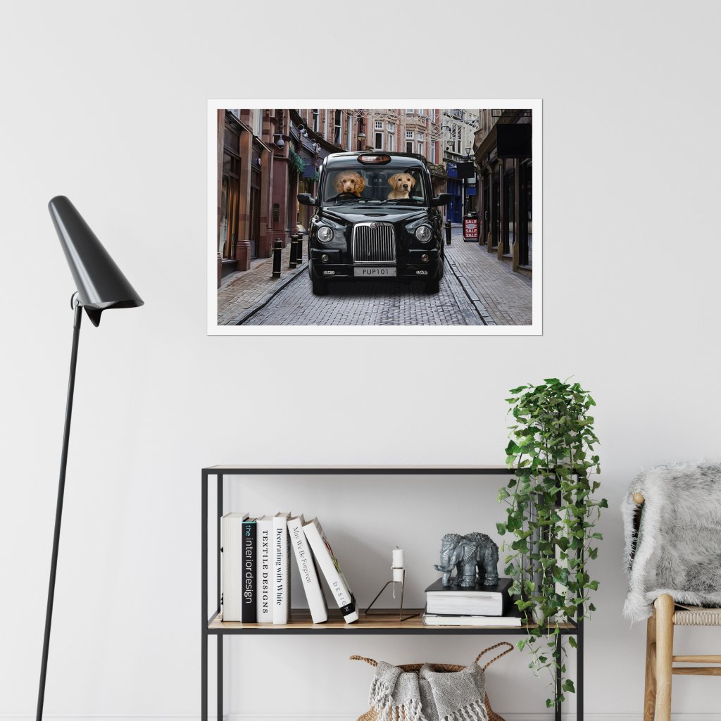 Pet Portraits | The Cabbie: Custom Pet Poster | Paw & Glory