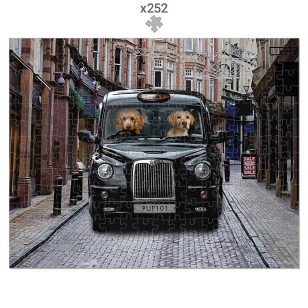 Pet Portraits | The Cabbie: Custom Pet Puzzle | Paw & Glory
