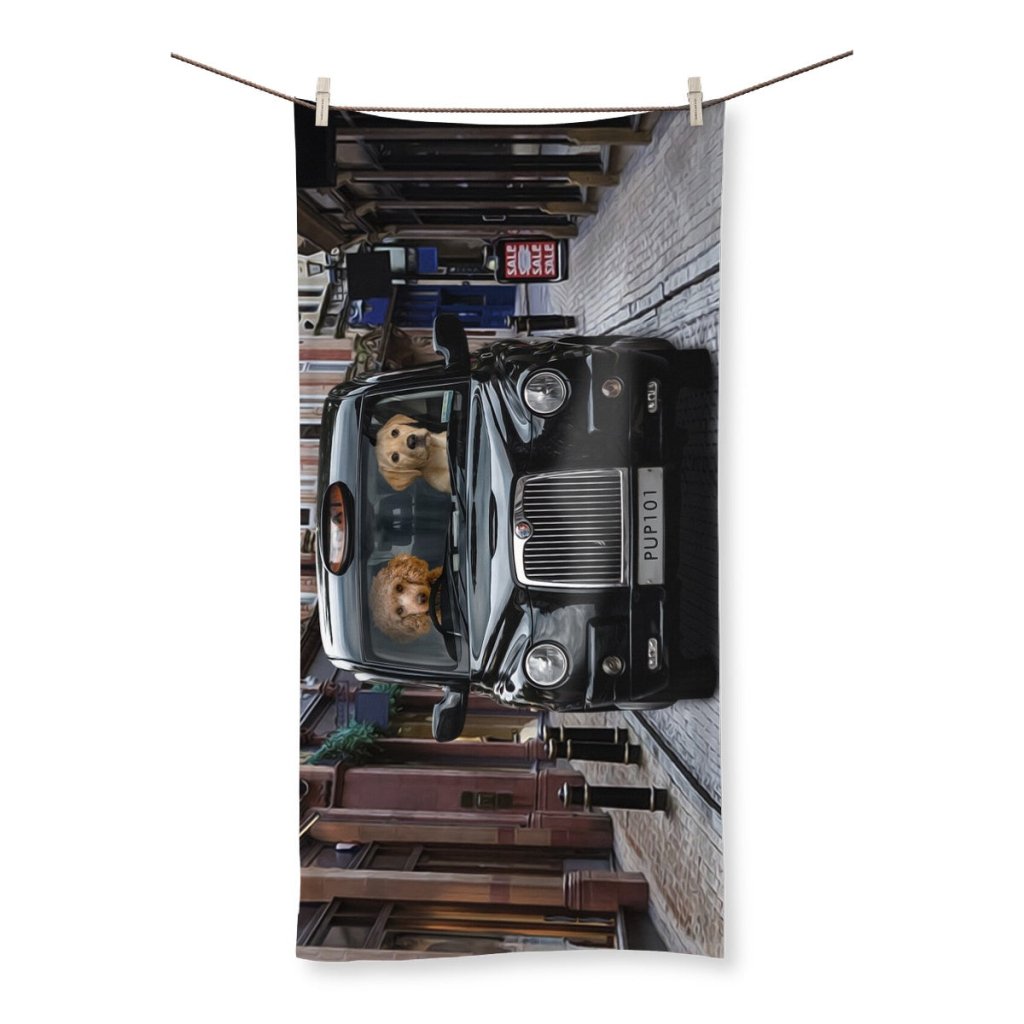 Pet Portraits | The Cabbie: Custom Pet Towel | Paw & Glory