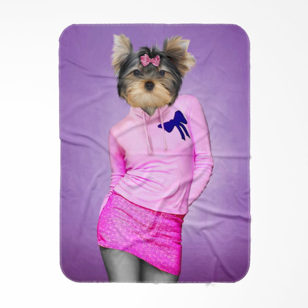 The Cady (Mean Girls Inspired): Custom Pet Blanket - Paw & Glory - Dog Portraits - Pet Portraits