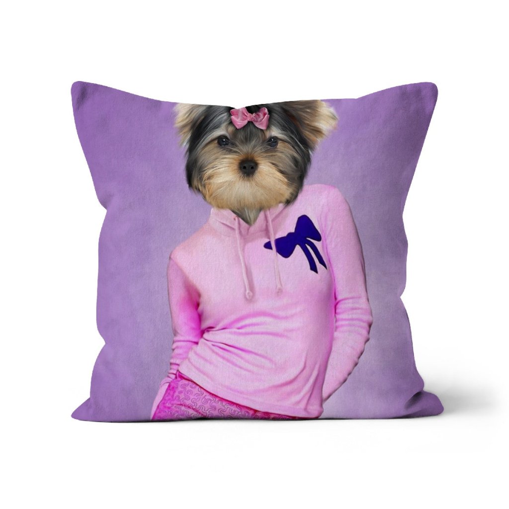 Pet Portraits | The Cady (Mean Girls Inspired): Custom Pet Pillow | Paw & Glory