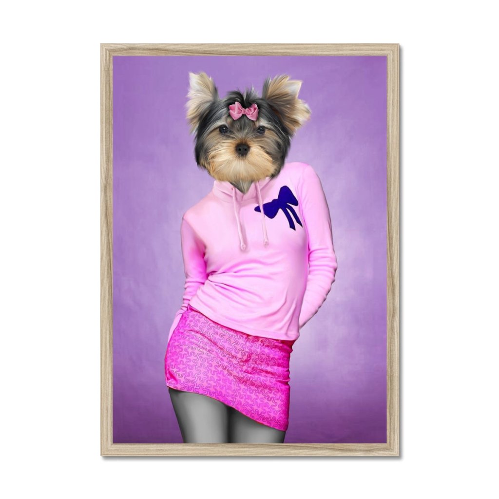 Pet Portraits | The Cady (Mean Girls Inspired): Custom Pet Portrait | Paw & Glory