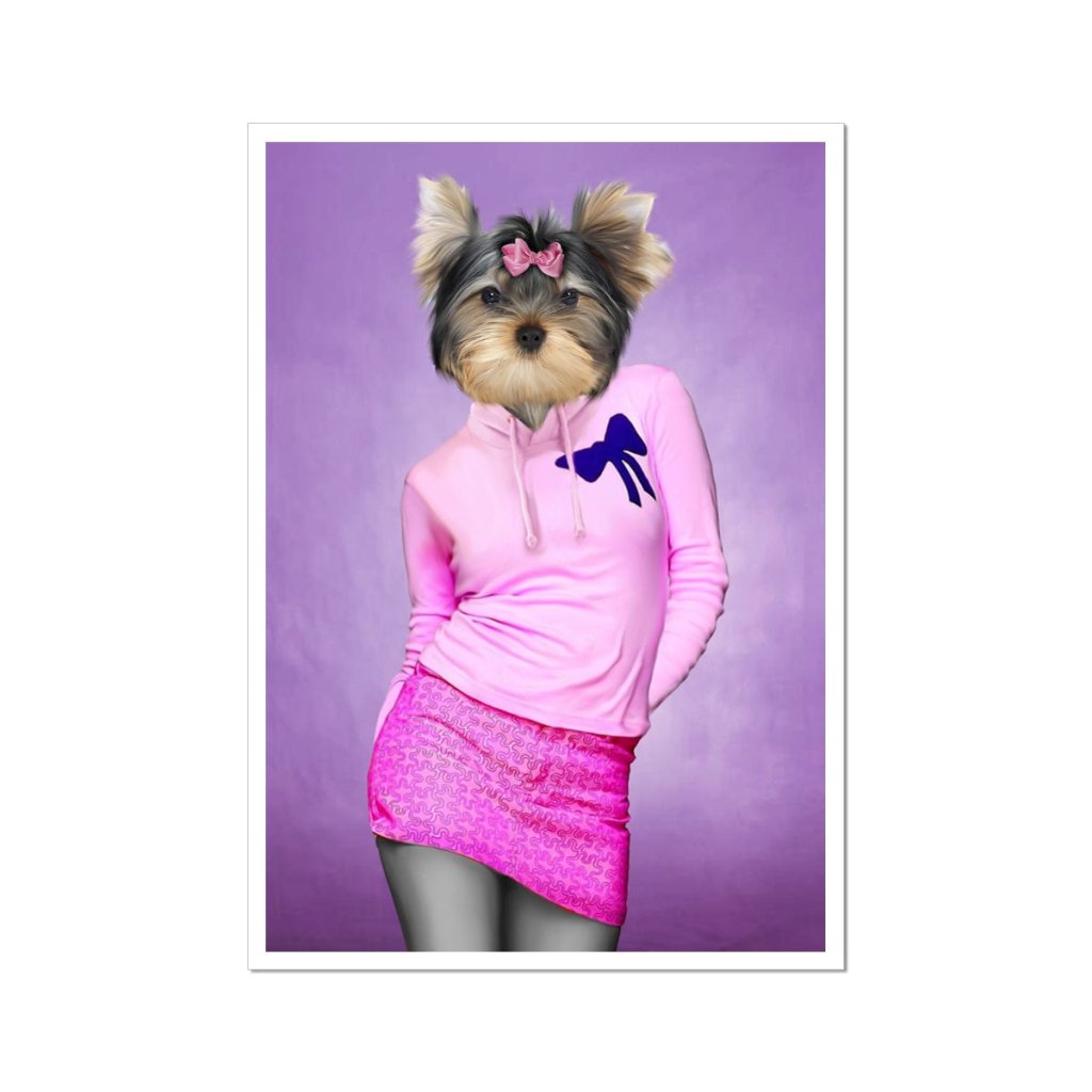 Pet Portraits | The Cady (Mean Girls Inspired): Custom Pet Poster | Paw & Glory