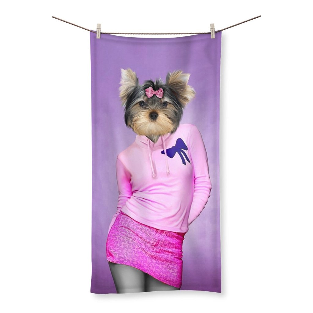 Pet Portraits | The Cady (Mean Girls Inspired): Custom Pet Towel | Paw & Glory