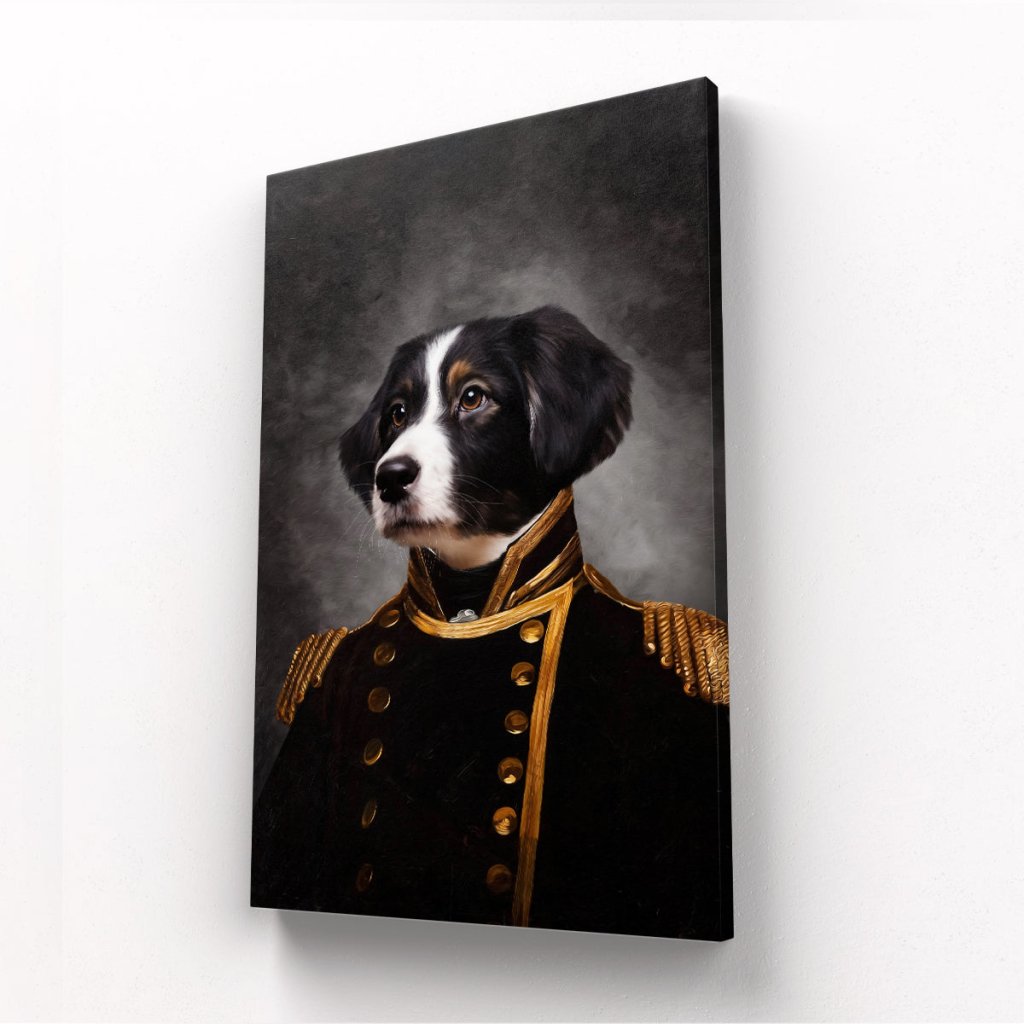 Pet Portraits | The Captain: Custom Pet Canvas | Paw & Glory