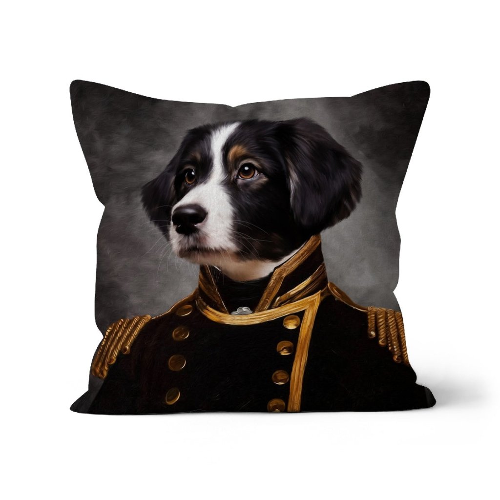 Pet Portraits | The Captain: Custom Pet Pillow | Paw & Glory