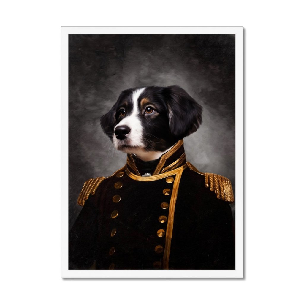 Pet Portraits | The Captain: Custom Pet Portrait | Paw & Glory