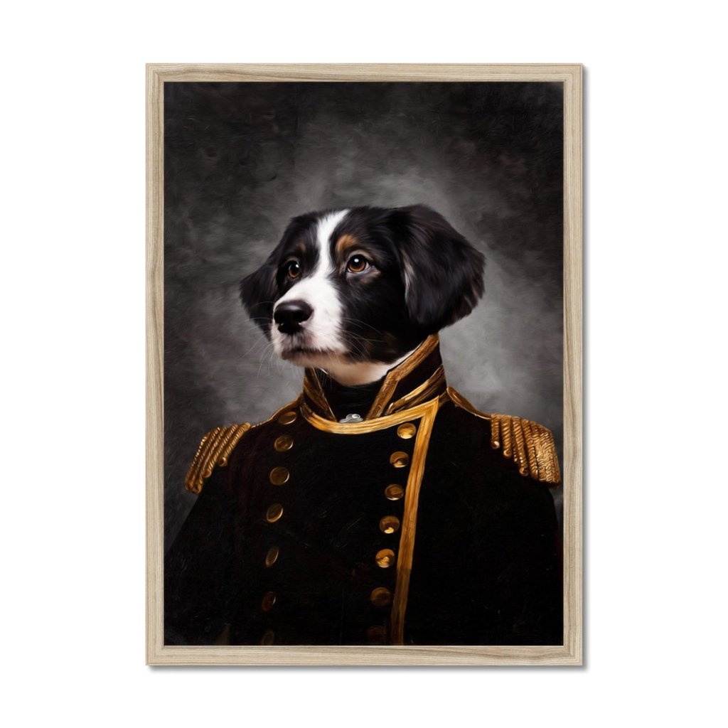 Pet Portraits | The Captain: Custom Pet Portrait | Paw & Glory