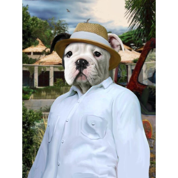 Dinosaur Park Boss Custom Digital Download Pet Portrait | Paw & Glory