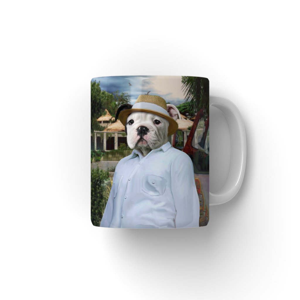 Pet Portraits | The CEO (Jurassic Park Inspired): Custom Pet Coffee Mug | Paw & Glory