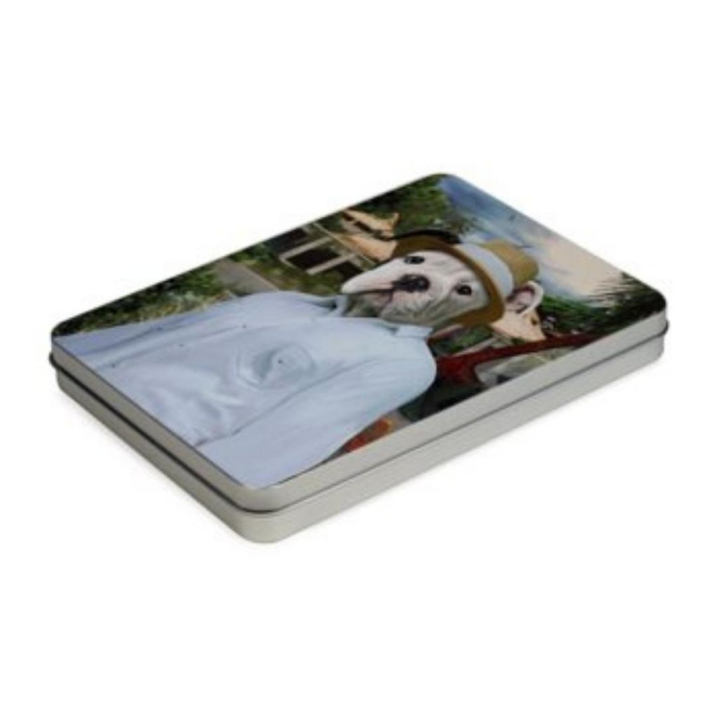 Pet Portraits | The CEO (Jurassic Park Inspired): Custom Pet Puzzle | Paw & Glory