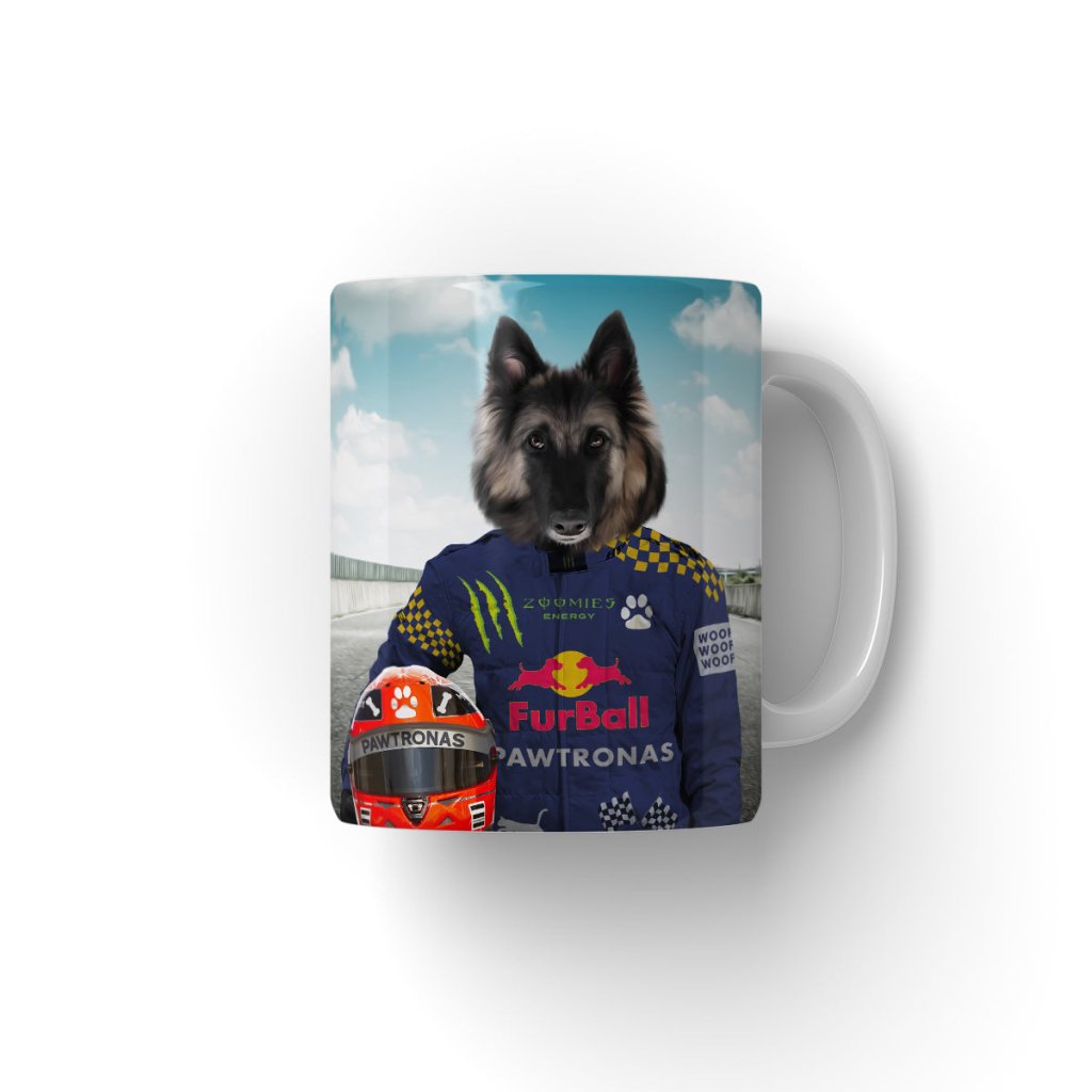 Pet Portraits | The Champion Driver: Custom Pet Coffee Mug | Paw & Glory