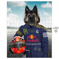The Champion Driver: Custom Pet Puzzle
