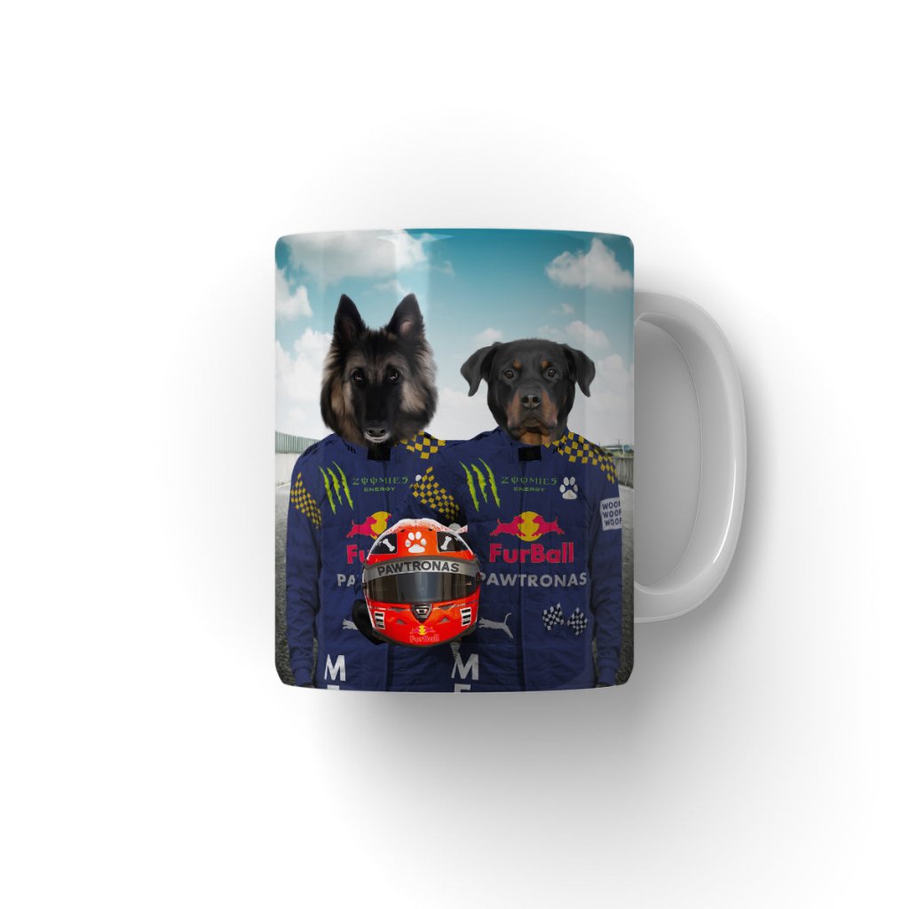 Pet Portraits | The Champion Drivers: Custom Pet Coffee Mug | Paw & Glory