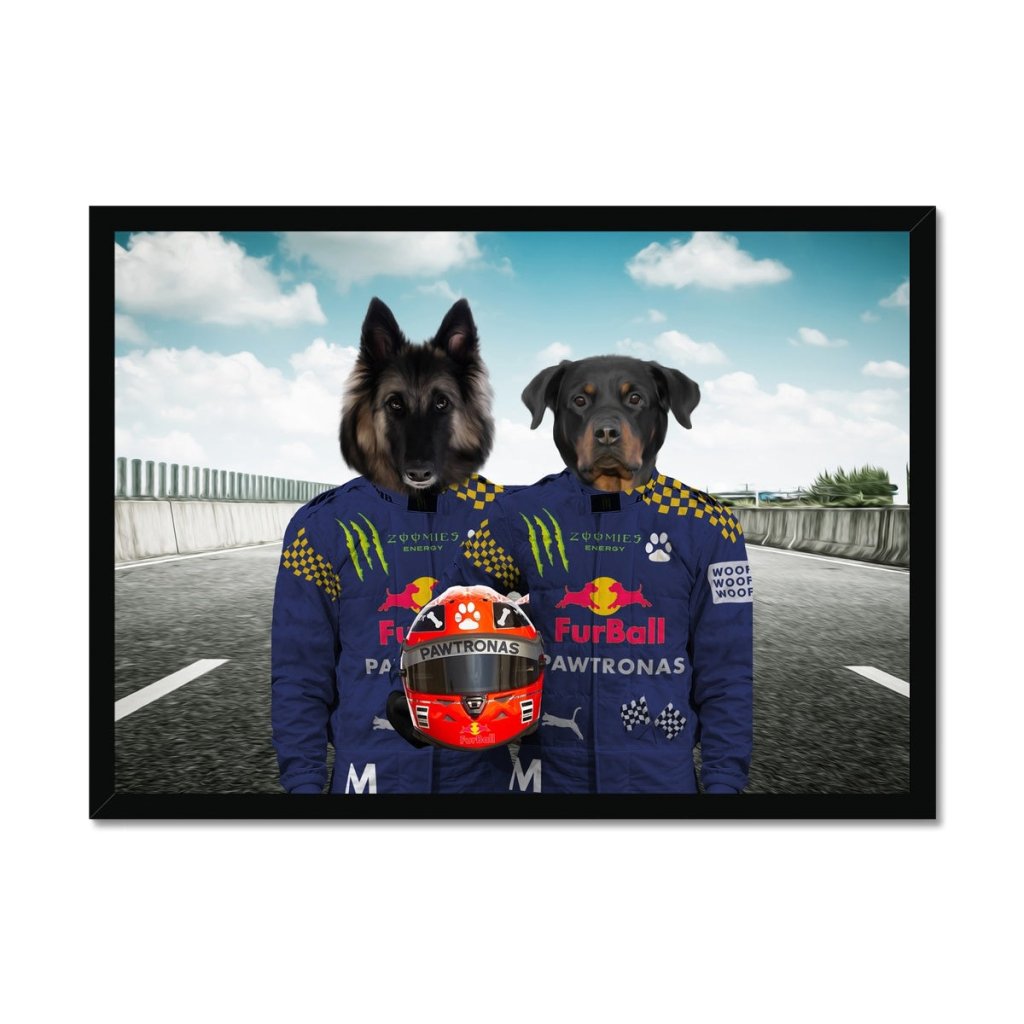 Pet Portraits | The Champion Drivers: Custom Pet Portrait | Paw & Glory