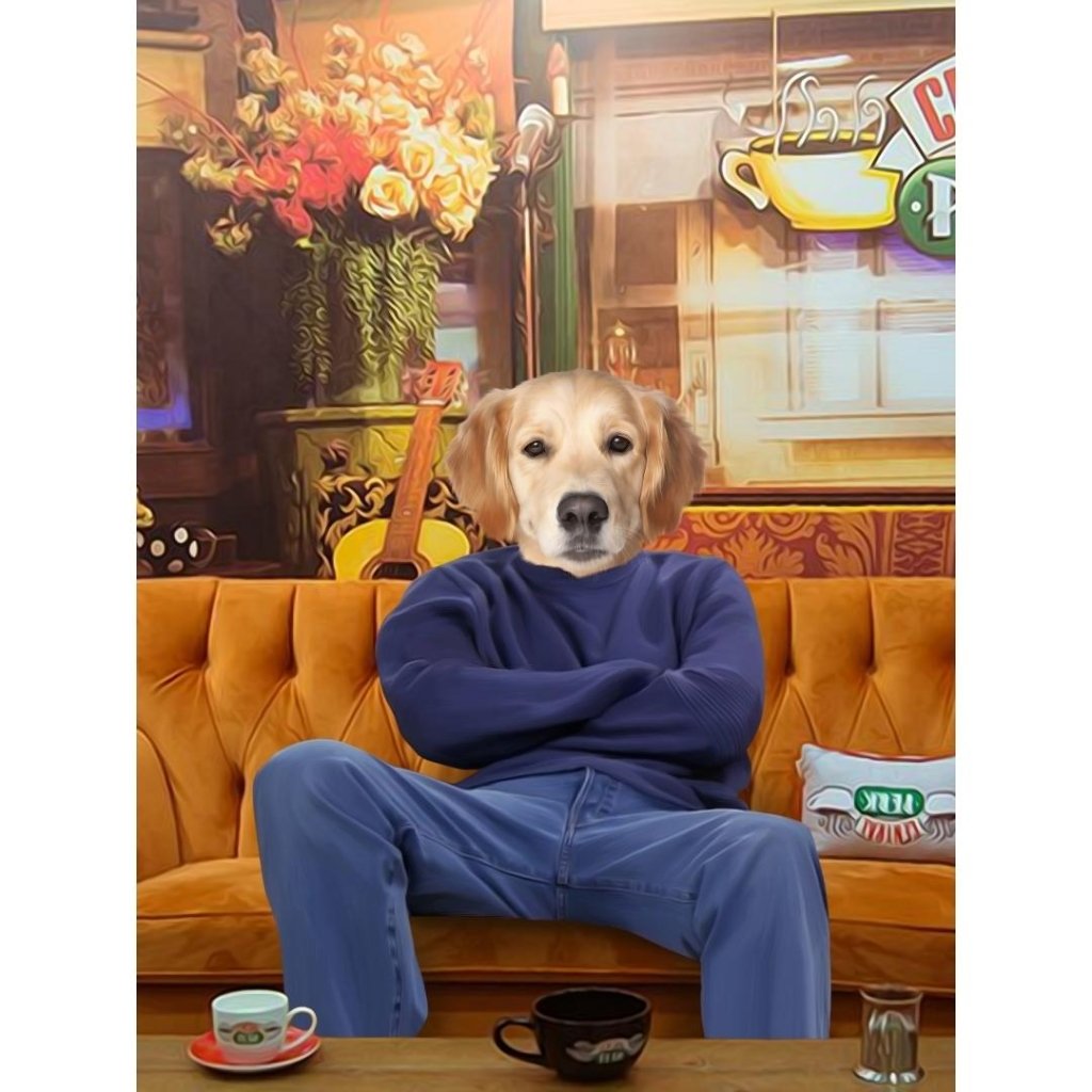 The Chandler (Friends Inspired): Custom Digital Download Pet Portrait - Paw & Glory - Dog Portraits - Pet Portraits