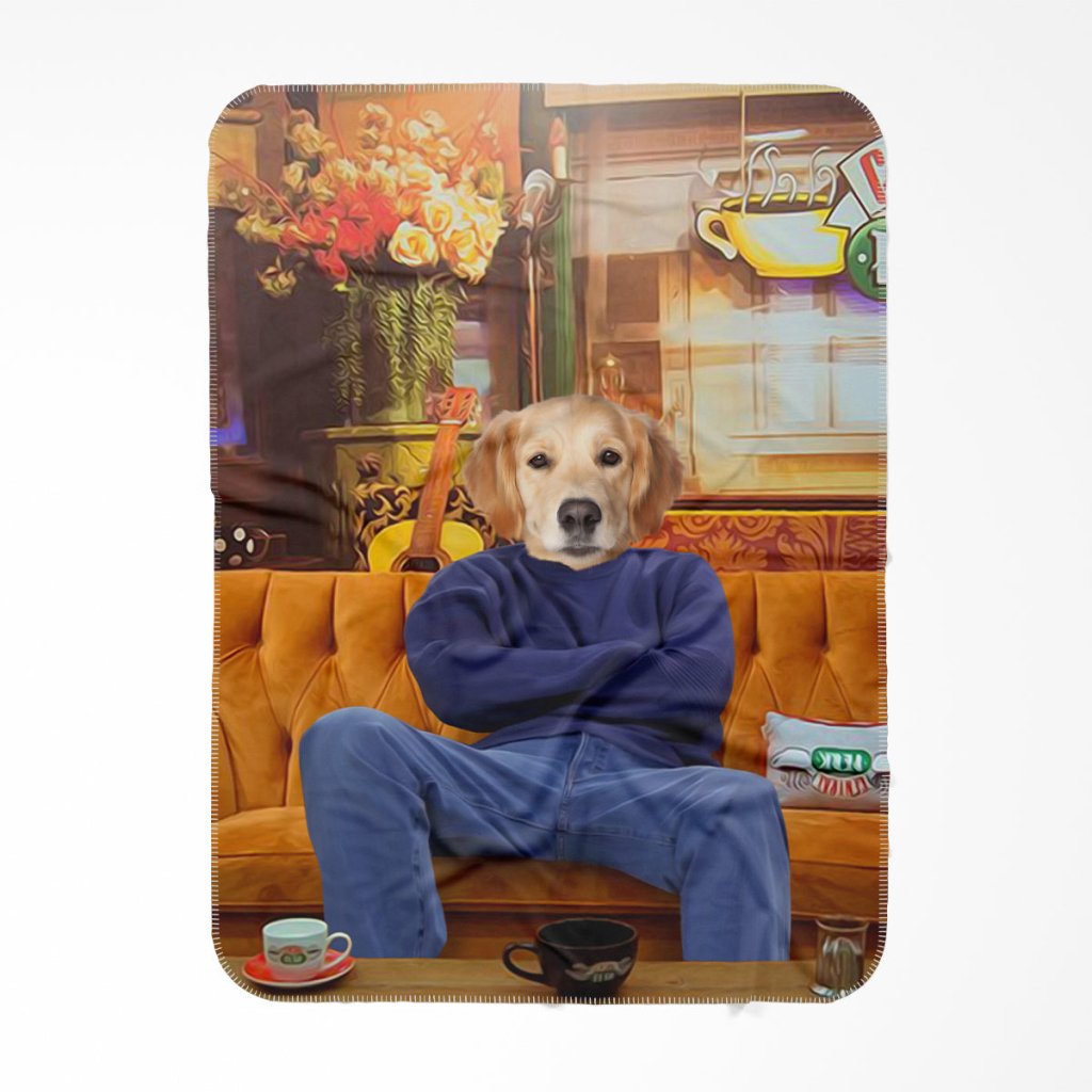 The Chandler (Friends Inspired): Custom Pet Blanket - Paw & Glory - Dog Portraits - Pet Portraits