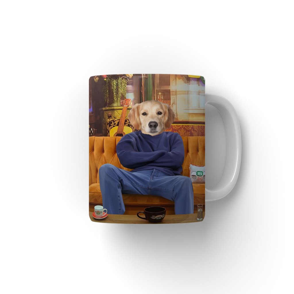 Sarcastic Office Guy Custom Pet Coffee Mug | Funny Pet Portrait Gift | Paw & Glory
